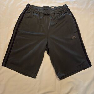 Adidas, small gray athletic shorts